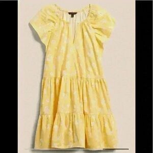 Yellow Floral Kids Dress